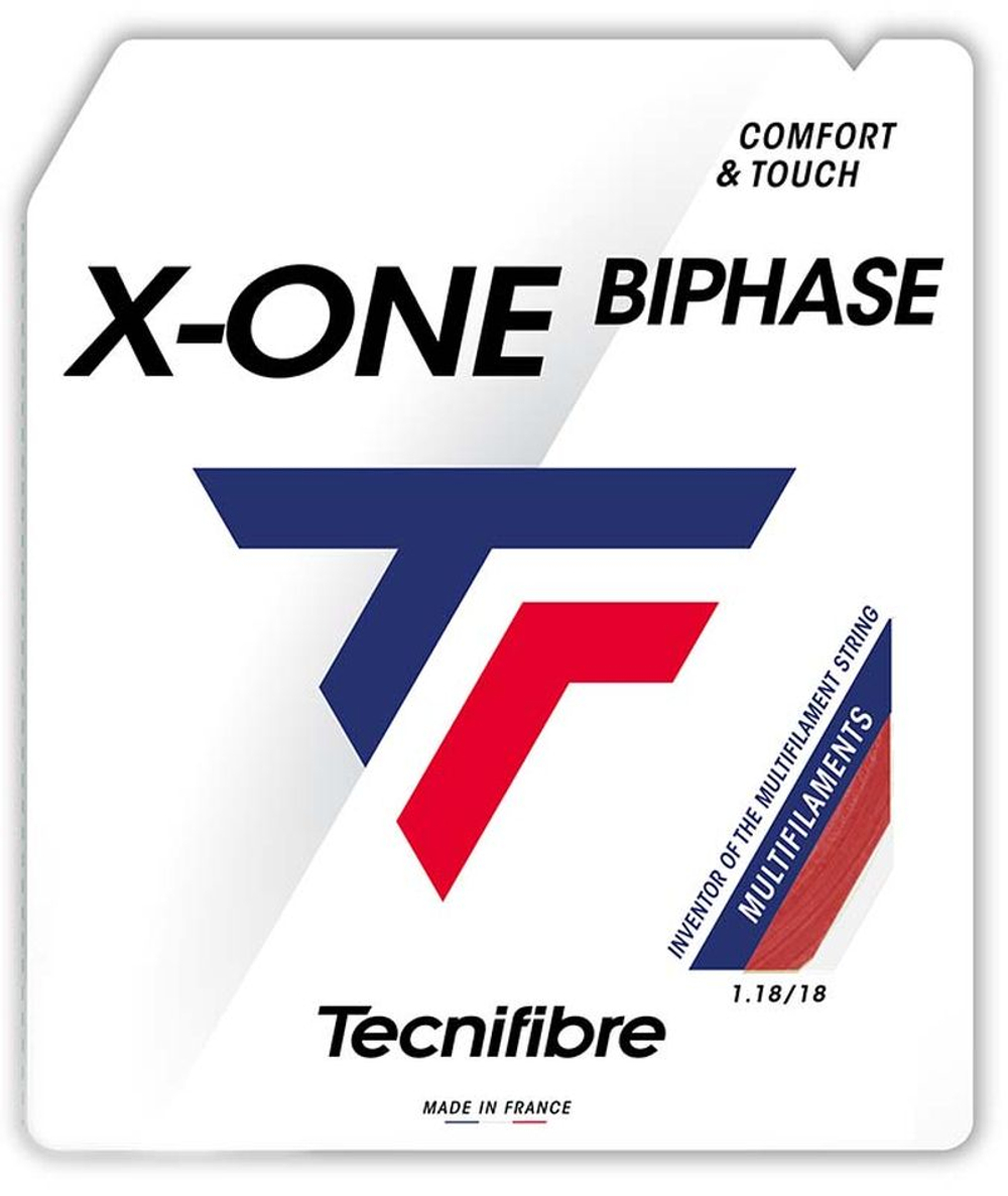 Теннисные струны Tecnifibre X One Biphase (12 m) - красный