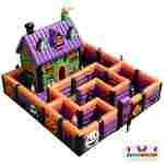Надувной дом с привидениями «Конфеты или жизнь», 12×12×4,5 м