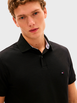 Поло Tommy Hilfiger Regular Fit Stretch Black