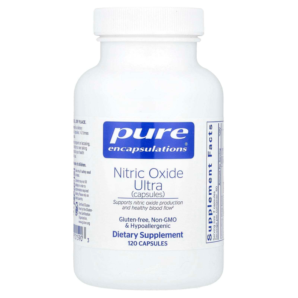 Pure Encapsulations, Оксид азота Ultra, 120 капсул
