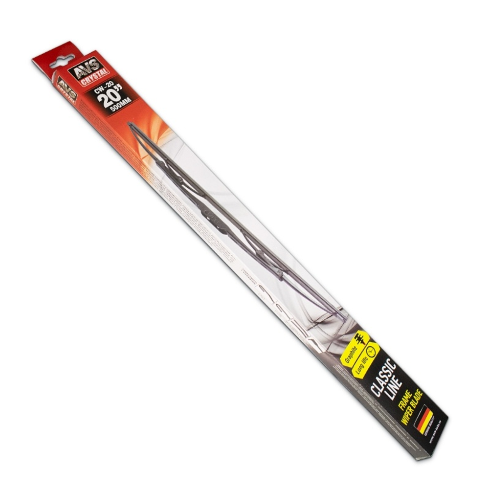 Щётка стеклоочистителя AVS Classic Line, 500 мм (20"), каркасная