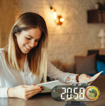 Часы-будильник настольные Gaosiio DS-3827LW BLACK