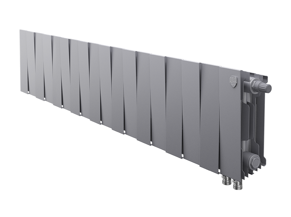 Радиатор Royal Thermo PianoForte 200 /Silver Satin - 18 секц. VDR