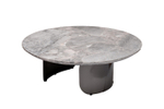 Стол журнальный Garda Decor Garda Decor натур.серый мрамор d 95*35 см