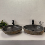 Раковина из речного камня RS63840 56*44*15 2шт 0127