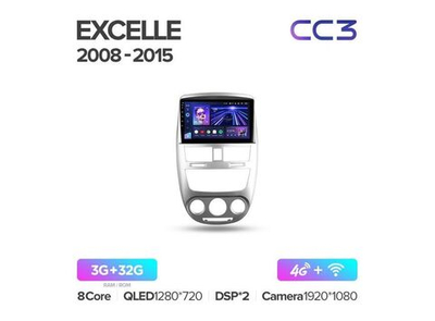 Магнитола Teyes CC3 3-32 Buick Excelle 2008 — 2015 9.0"