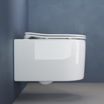 Комплект подвесной безободковый унитаз Ceramica Nova Moments Rimless CN3003 37 x 49 x 34 см с сиденьем Soft Close + инсталляция Geberit Duofix Sigma Plattenbau 111.362.00.5