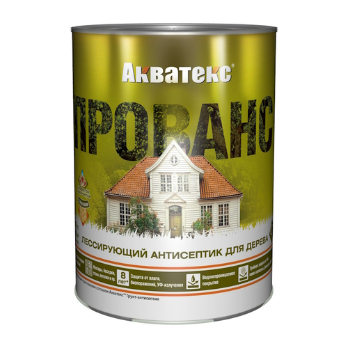 Пропитка по дереву Антисептик АКВАТЕКС Прованс белый  0,75л (Рогнеда)