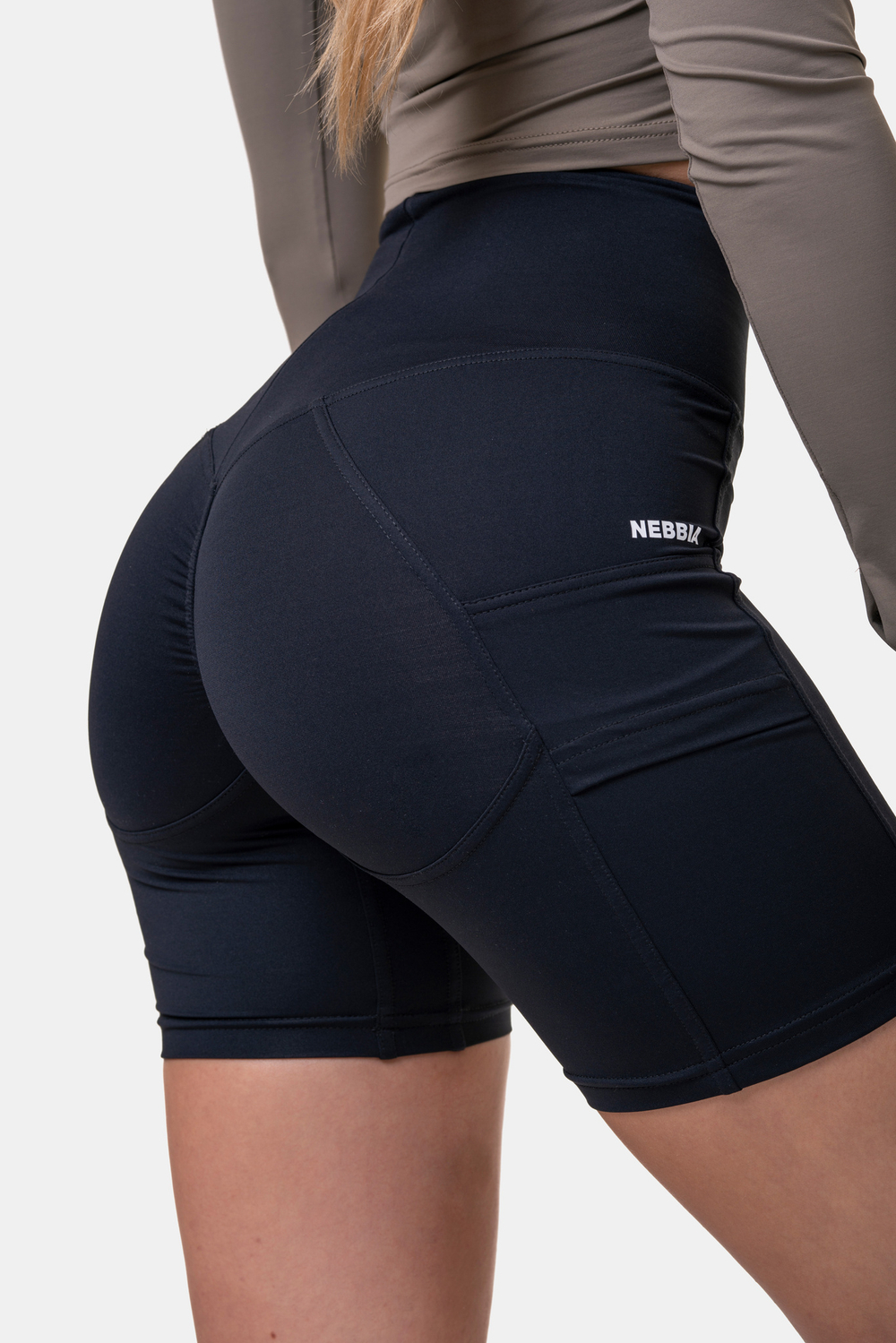 Велосипедки High-waist Fit & Smart biker shorts 575 Черные