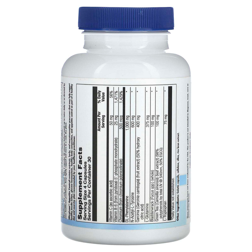 Nutra BioGenesis, Ultra Lean, контроль аппетита, 120 капсул