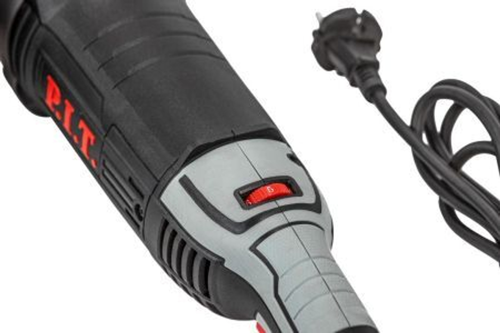 Щеточная шлифмашина PWP120-C1 (120х100мм,1500Вт, 600-3000об/мин, нейл.щетка, повор рук, дв. пылезащ)