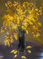 "Осенний букет"-4088 ткань с нанесенным рисунком