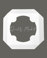 Ложемент 145*145*25 мм под кулич (белый), картон (бумага)