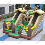 Надувной батут "Лесной мостик"