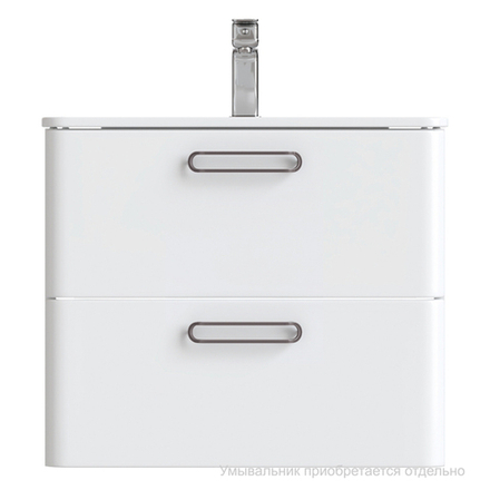 Тумба подвесная IDDIS Brick, белая, 60 см, BRI60W0i95