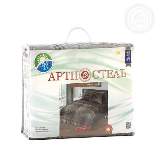 Евро комплект постельного белья Сеньор бязь Зима-Лето