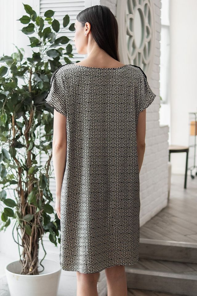 Домашнее платье с поясом Jadore