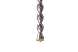 Бур по бетону, двойная спираль, Cobalt W-tip, 16x210 мм, SDS PLUS, серый