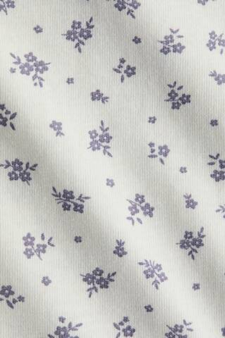 H&M Лонгслив с длинным рукавом, белый