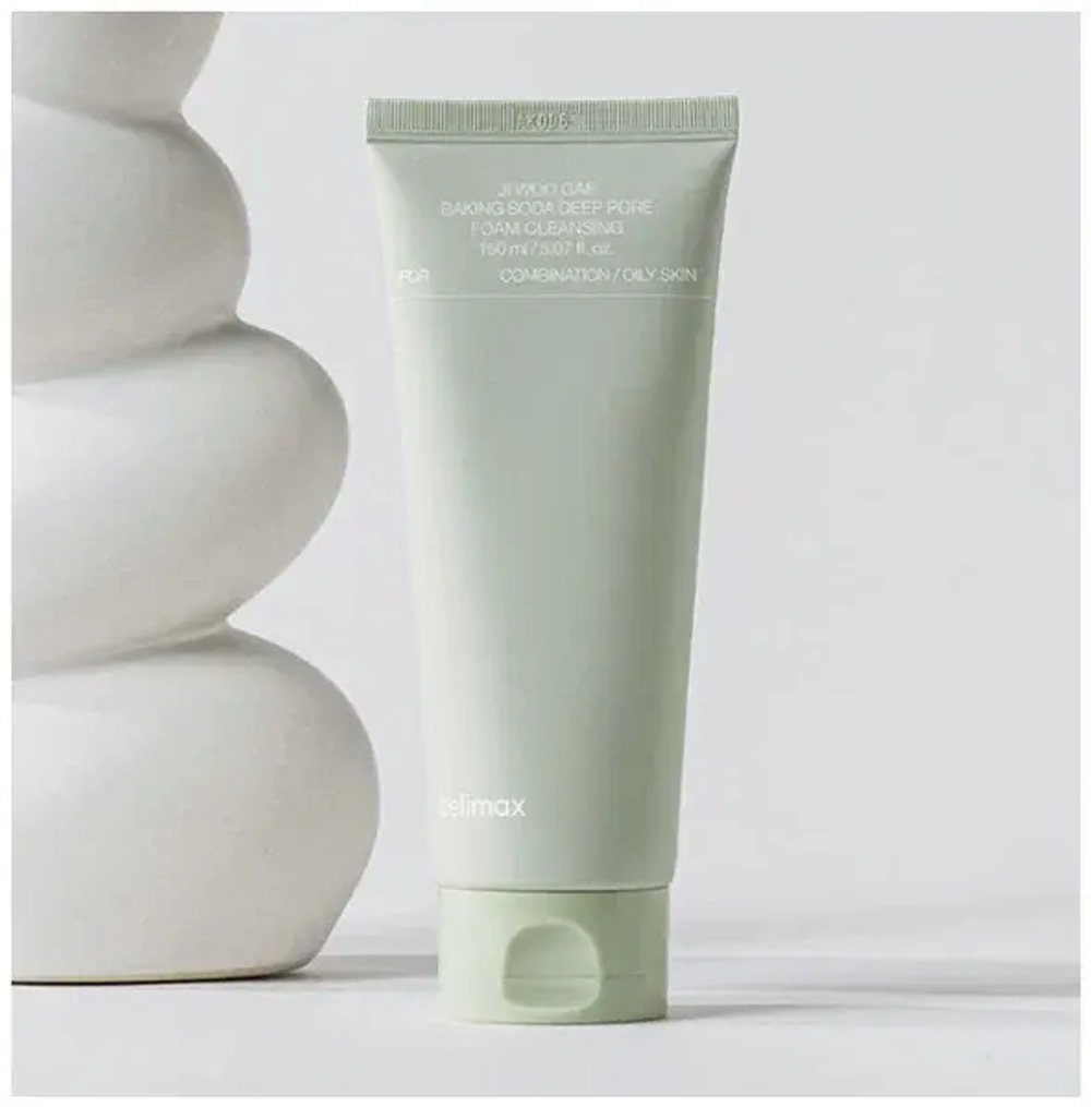 Celimax Пенка для глубокого очищения с содой - Jiwoogae baking soda deep pore foam cleansing,150мл