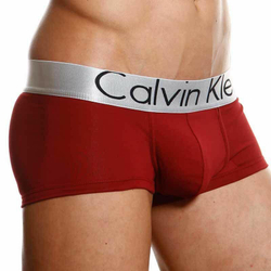 Мужские трусы боксеры кирпичные Calvin Klein Steel Brick-Red