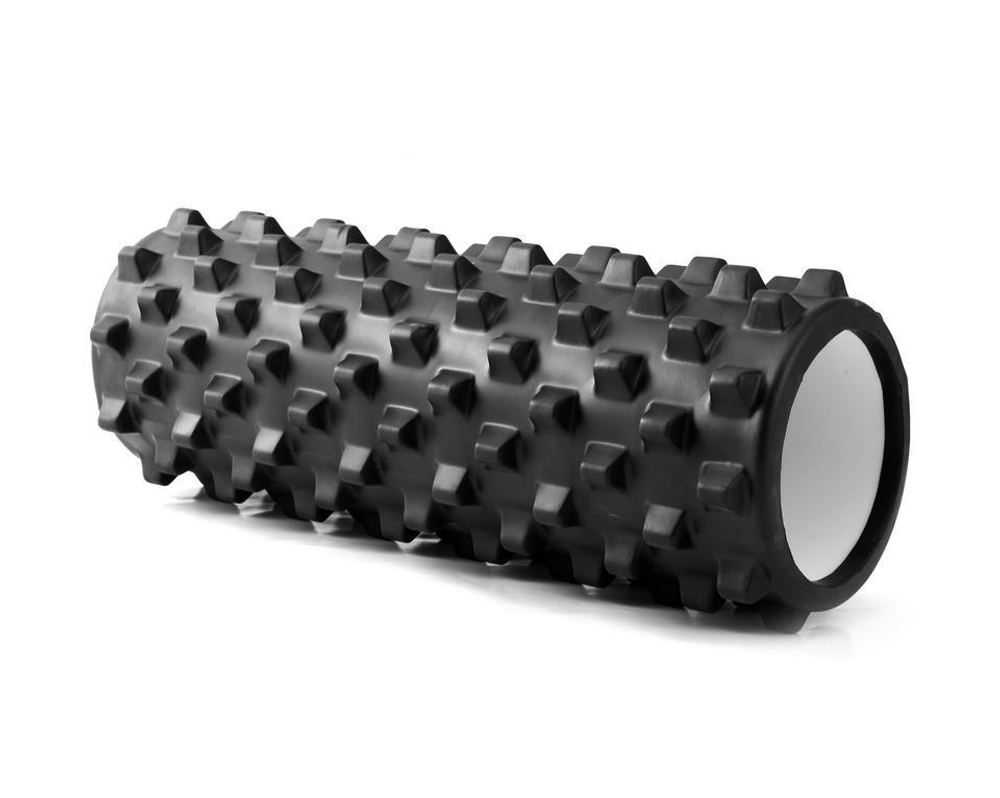 Ролик массажный для йоги Coneli Yoga Wolf tooth 45x14 см черный
