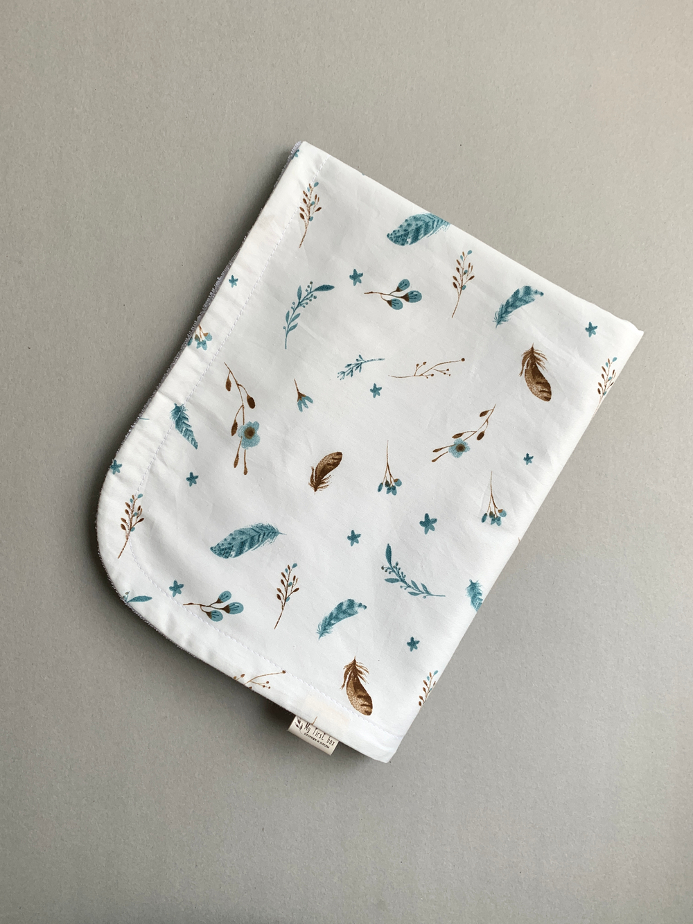 Набор пеленок "Перышки и горошек M"