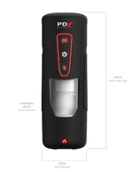 Автоматический мастурбатор с функцией нагрева Milk Me Hotter (Цвет: черный)