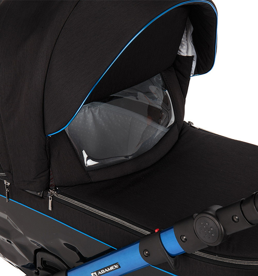 Детская коляска Adamex Chantal Special Edition Deluxe 2 в 1 C004 (серый)