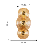 Настенный светодиодный светильник Favourite Whirlpool 4571-3W