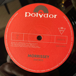 Винтажная виниловая пластинка LP Morrissey Swords (EU 2009) (EX The Smiths)