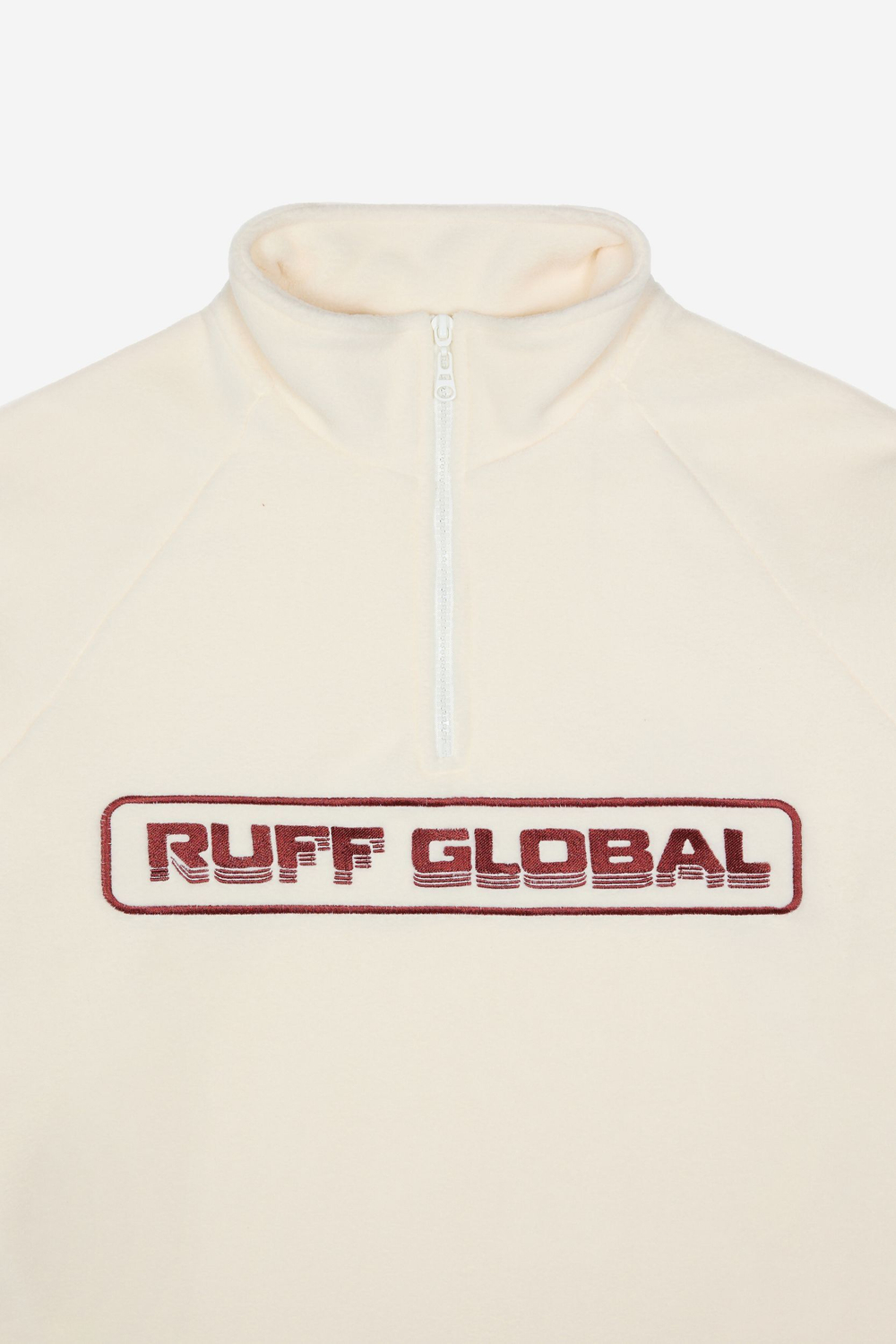 Halfzip RAFF Fleece Jacket CREAM, Молочный