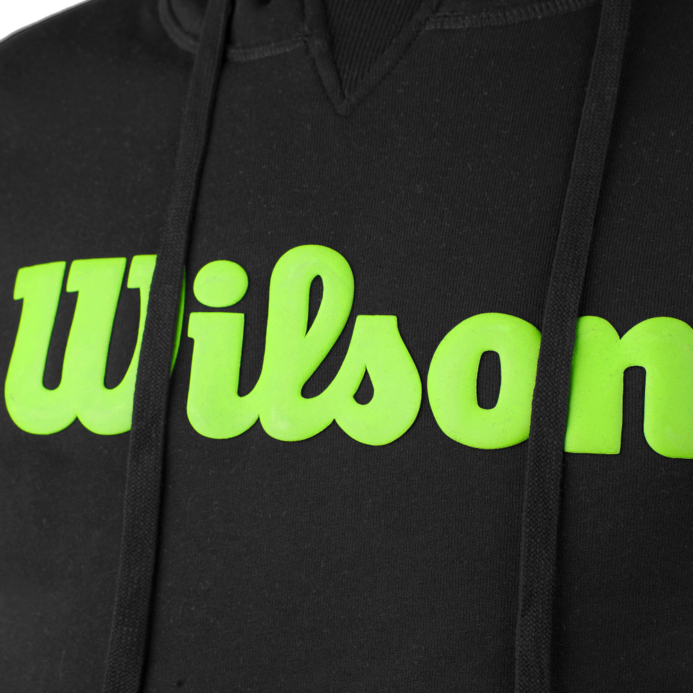 Мужская кофта теннисная Wilson Script Hoody Men - Black