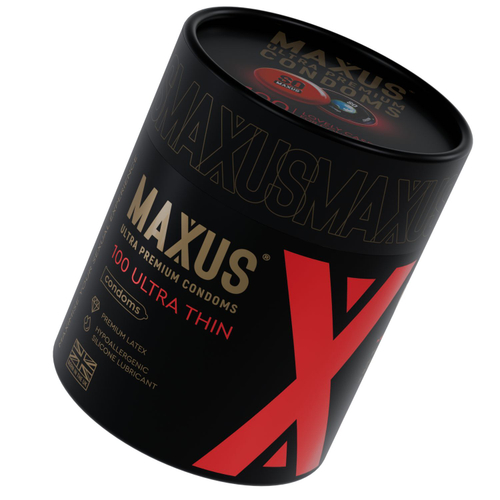 Ультратонкие презервативы MAXUS So Much Sex 100 шт. в металлическом кейсе