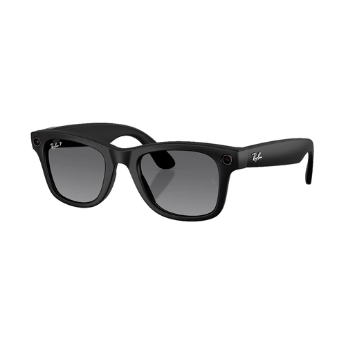 Умные очки Ray-Ban Wayfarer Matte Black / Polar Gradient Graphite 150 - 50 (RW4006)