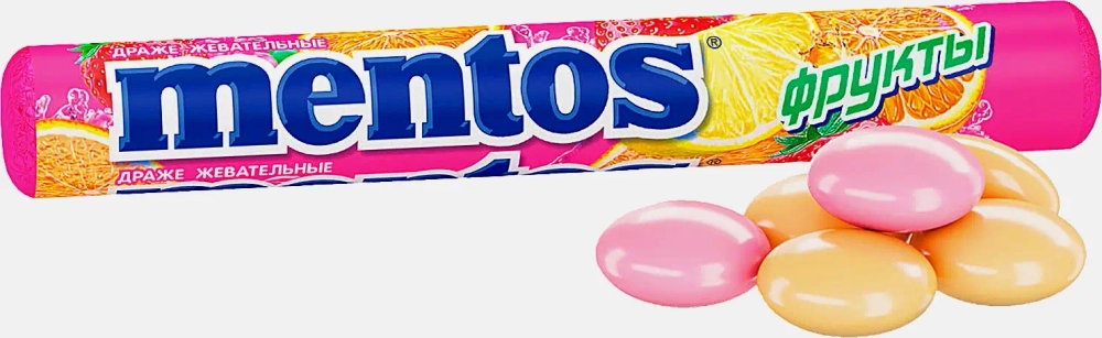 Драже Фруктовый Mentos 37.5г