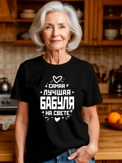 Футболка в подарок Самая Лучшая Бабушка