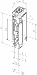 Электромеханическая защелка effeff 11805RR