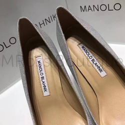 Туфли-лодочки Manolo Blahnik glitter