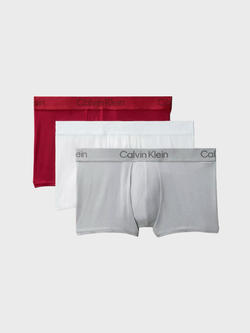 Трусы боксеры-транки Calvin Klein Ultra Soft Modal 3-Pack Greatest Grey / Beet Red / Icy Grey