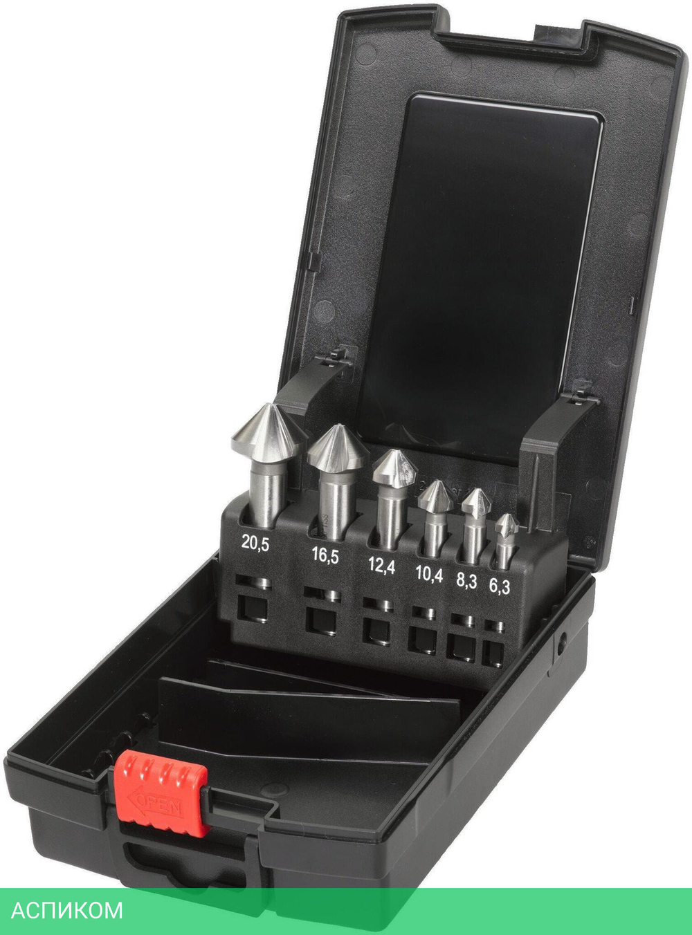 Набор зенковок Milwaukee M2 HSS 6шт (4932493574)