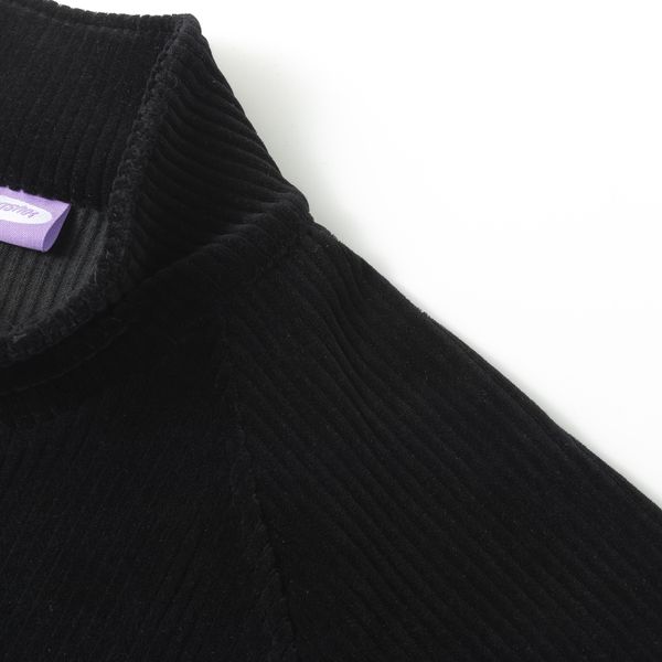 Толстовка Puff Zip велюровая черная - фото 10