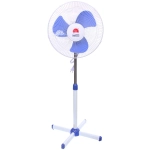 Вентилятор напольный «CHANGLI CROWN», 1601, бело-синий