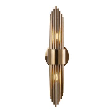 Бра 2*Е14 RUDOLFO AP2 BRASS латунь Crystal Lux