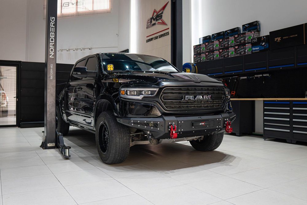 Бампер силовой передний BMS PRO-Line для Додж Рам 1500 2019-2024