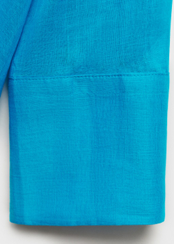 Рубашка из рами с потайными пуговицами