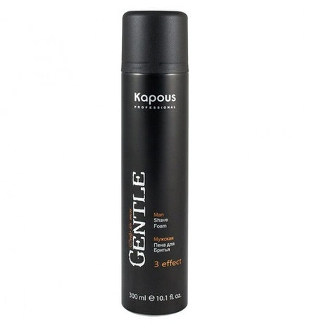 Kapous Professional Gentlemen Пена для бритья 3 Effect, 300 мл