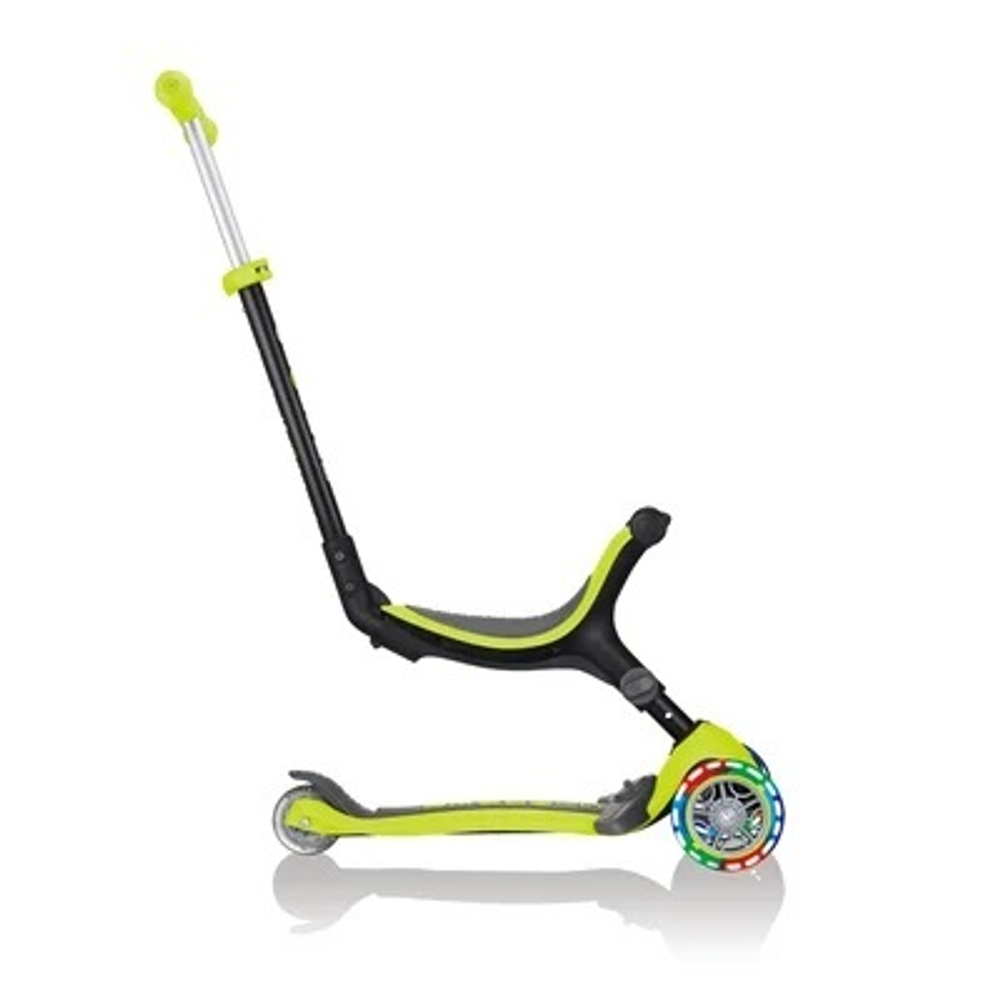 Самокат Globber Go Up Foldable Plus Lights зеленый