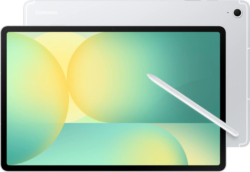 13.1" Планшет Samsung Galaxy Tab S10 FE+ SM-X626B 8/128 GB 1580 5G, 2880 x 1800, 90Гц, Android 15, со стилусом, серебристый [sm-x626bzsrcau]
