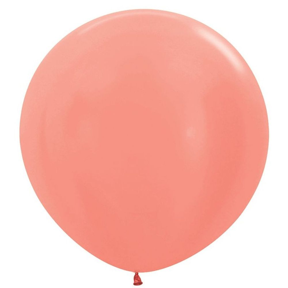 Воздушный шар Sempertex, цвет 568, металлик розовое золото, 1 шт. размер 24&quot;